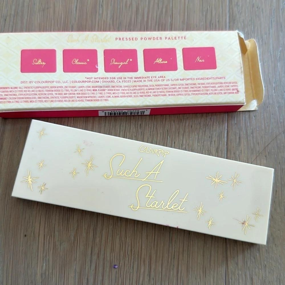 Colourpop such a starlet eyeshadow NIB
